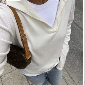 Djerf Avenue Getaway Top in Cream 🕊️🥂